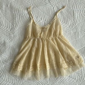Free People Babydoll Nightie Top